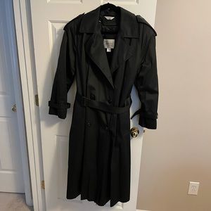Finesse Black Trench Coat Missy 14